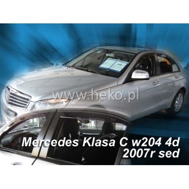 Дефлекторы боковых окон Team Heko для Mercedes C-Class W204 Sedan (2007-2014) бренд – Team HEKO главное фото